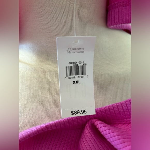 GAP Textured Crinkle Midi Dress in Budding Pink, NWT - Picture 6 of 7